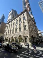 The Fifth Avenue Hotel at Fifth Avenue and 28th Street is housed in a building originally constructed for a bank in 1907. An adjoining 23-story tower was constructed for the site’s transformation into a hotel.