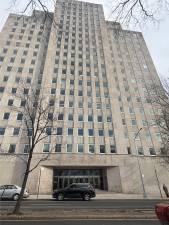 The seventh-floor offices where the Church World Service housed its NYC HQ sit empty after a fund freeze by the Trump administration forced the refugee relief organization to lay off over 150 staffers in the city.