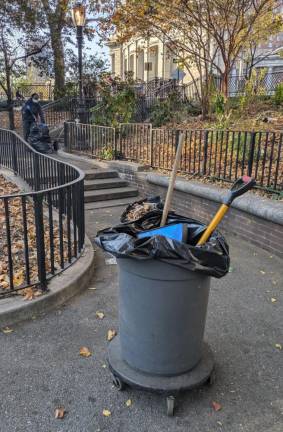 Thank your local parks worker today! Sara D. Roosevelt Park, October 30, 2024.