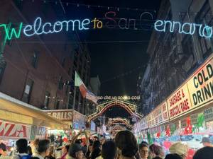 Up to one million vistors are expected to visit the ten-day San Gennaro festival which concludes on Sept. 22.