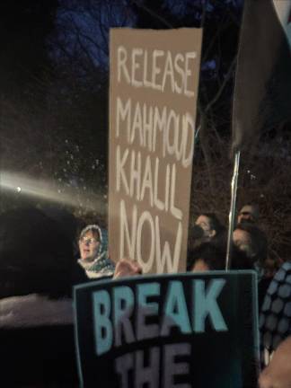 Protestors descended on Gracie Mansion on May 12 after Mayor Adams refused to take a stand on the arrest by ICE agents of Mahmoud Khalil, a spokesperson at last summer’s pro-Palestinian/anti-Israel protests at Columbia University. Protests erupted across the city over the past week including at Trump Tower.