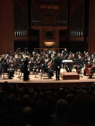 At Juilliard, Daniel Ficarri got to work with conductor Marin Alsop.