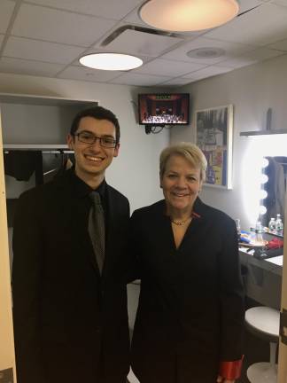 At Alice Tully Hall during his days at Juilliard with the great conductor Marin Alsop, the first woman to win the <a rel=nofollow href=https://en.wikipedia.org/wiki/Sergei_Koussevitzky>Koussevitzky Prize</a> for conducting and the first conductor to be awarded a <a rel=nofollow href=https://en.wikipedia.org/wiki/Macarthur_Grant#MacArthur_Fellowship>MacArthur Fellowship</a>.