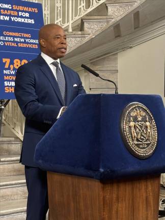 Mayor Eric Adams said at his weekly press conference on Oct. 15 that he was proceeding with plans to erect an affordable housing complex on what is now the beloved Elizabeth Street Garden on the northern edge of Little Italy. But a judge issued a stay on the eviction order on Oct. 16.