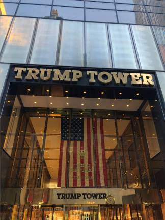 <b>Trump Tower on Fifth Ave. was the long time home of Donald Trump before he moved to the White House and then to Mar a Lago. A judge imposed more than $350 million in civil penalties and barred the former president from operating a business in New York for three years in the business fraud trial that concluded Feb. 16.</b> Photo: Keith J. Kelly