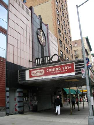 Alamo Drafthouse Cinemas was backing a plan to turn Metro Theater into a cinema with a food and bar component but the plans fell part. The theater has been vacant ever since 2005. Its pink terra cotta facade has landmarked in 1989, complicating development plans.