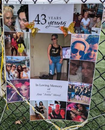 Memorial collage for Ana “Anita” Morel