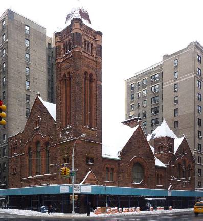 <b>A developer wants to buy the landmarked 123 year old West Park Presbyterian Church and turn it into a luxury condo building</b>. Photo: Wikimedia Commons