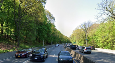 The Henry Hudson Parkway near W. 165th St., where 38 year-old Kirk Walker was killed in a wrong-way crash the day before his August 25 wedding. On Sept. 13, a teenage suspect was arrested in connection with the pile-up.