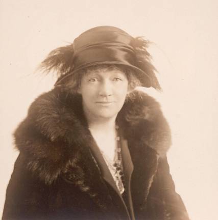 A portrait of Lillie P. Bliss, one of the co-founders of the Museum of Modern Art, circa 1924;Rona Roob Papers,