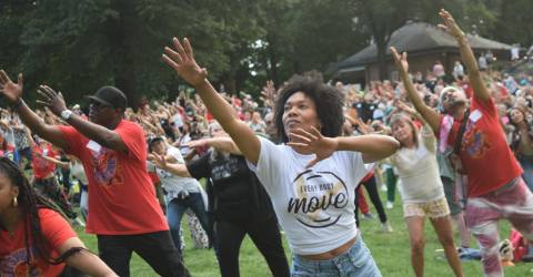 Public theater event brought people of all ages together to dance in Central Park