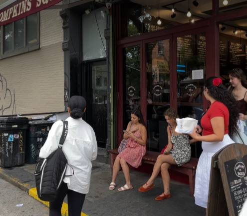 There is frequently a long line outside Tompkins Square Bagels flagship in the East Village which the owner hopes translates to the UES as he opens a new shop on Third Ave and 68th St.