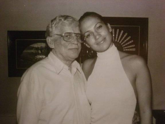 A young Jennifer Lopez with Victor Del Corral, the Cuban immigrant who founded the restaurant with his wife Eloina Ruiz de Ugarrio. It was originally on the UWS but moved to its current location 44 years ago.