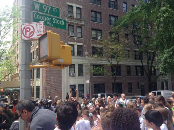 The intersection on the Upper West Side named for Cooper Stock