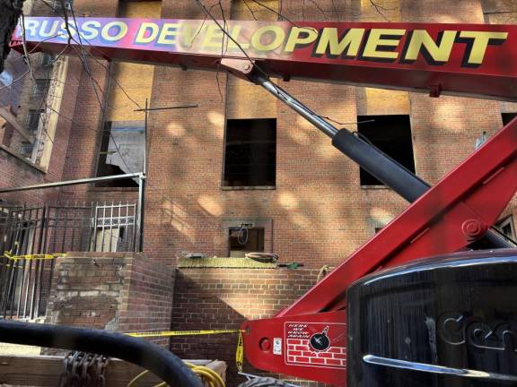 Russo Development Enterprises was the general contractor demolishing four apartment buildings and a former church when a construction worker in cherry picker collided with a steel beam on Dec. 13. Officials at Russo could not be reached for comment.