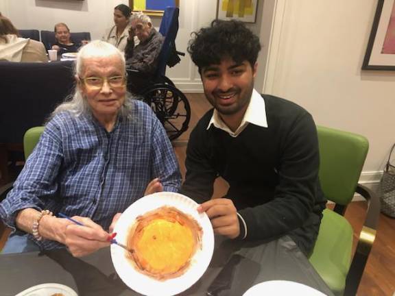 Sunrise resident Maggie Cohen and DATA President, Rohan Kurian. Photo credit: Lorraine Duffy Merkl