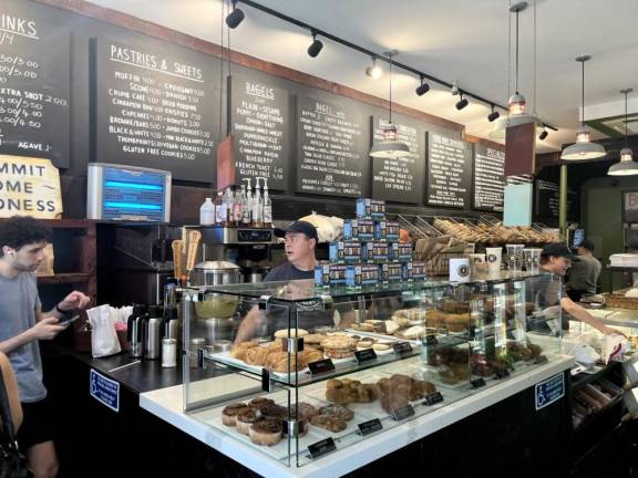 View of the Avenue A location’s front counter, to be replicated on the UES