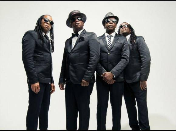 Living Colour, left to right: Doug Wimbish (bass), Corey Glover (vocals), Vernon Reid (guitar), Will Calhoun (drums).