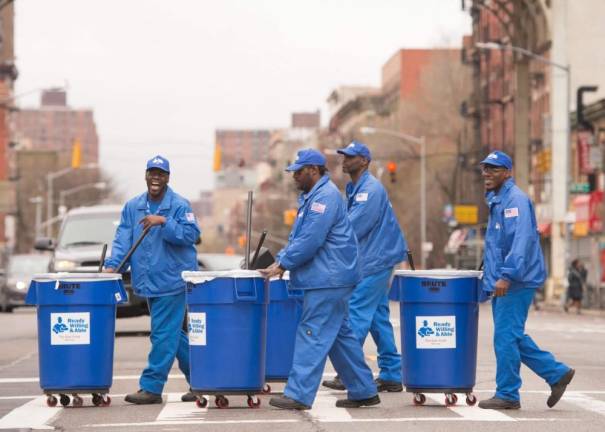 The Men in Blue workforce is active seven days a week, 365 days a year as a part of NYC’s beautification initiative.