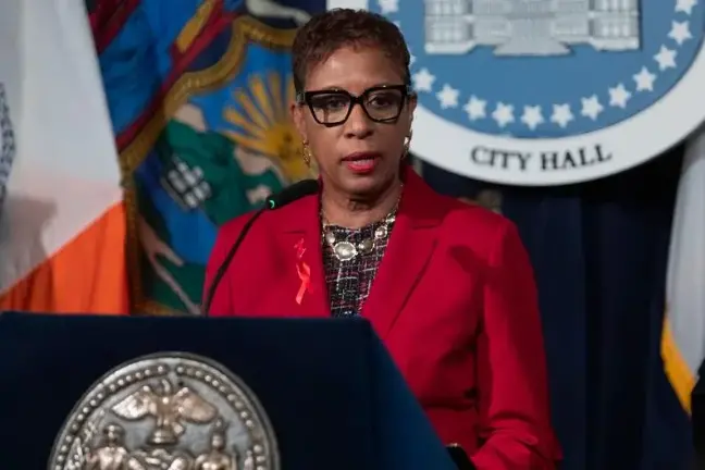 City Council speaker Adrienne Adams, from Queens, became the 11th candidate to enter the Democratic race for mayor with less than four months to go before the June 24 primary.