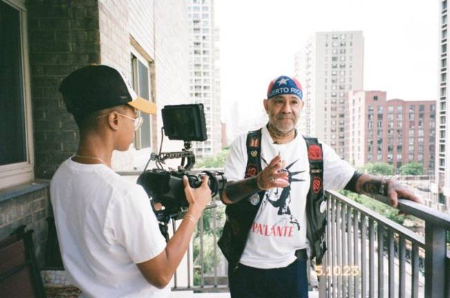 Chino Familia, godfather of La West Side Familia, giving the film’s first interview.