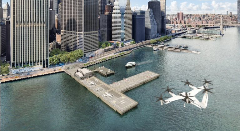 The Downtown Manhattan Heliport of the near future<b>—hopefully.</b>