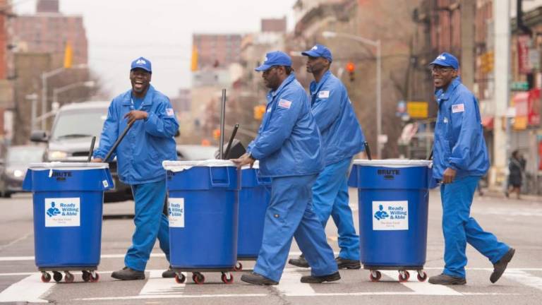 The Men in Blue workforce is active seven days a week, 365 days a year as a part of NYC’s beautification initiative.